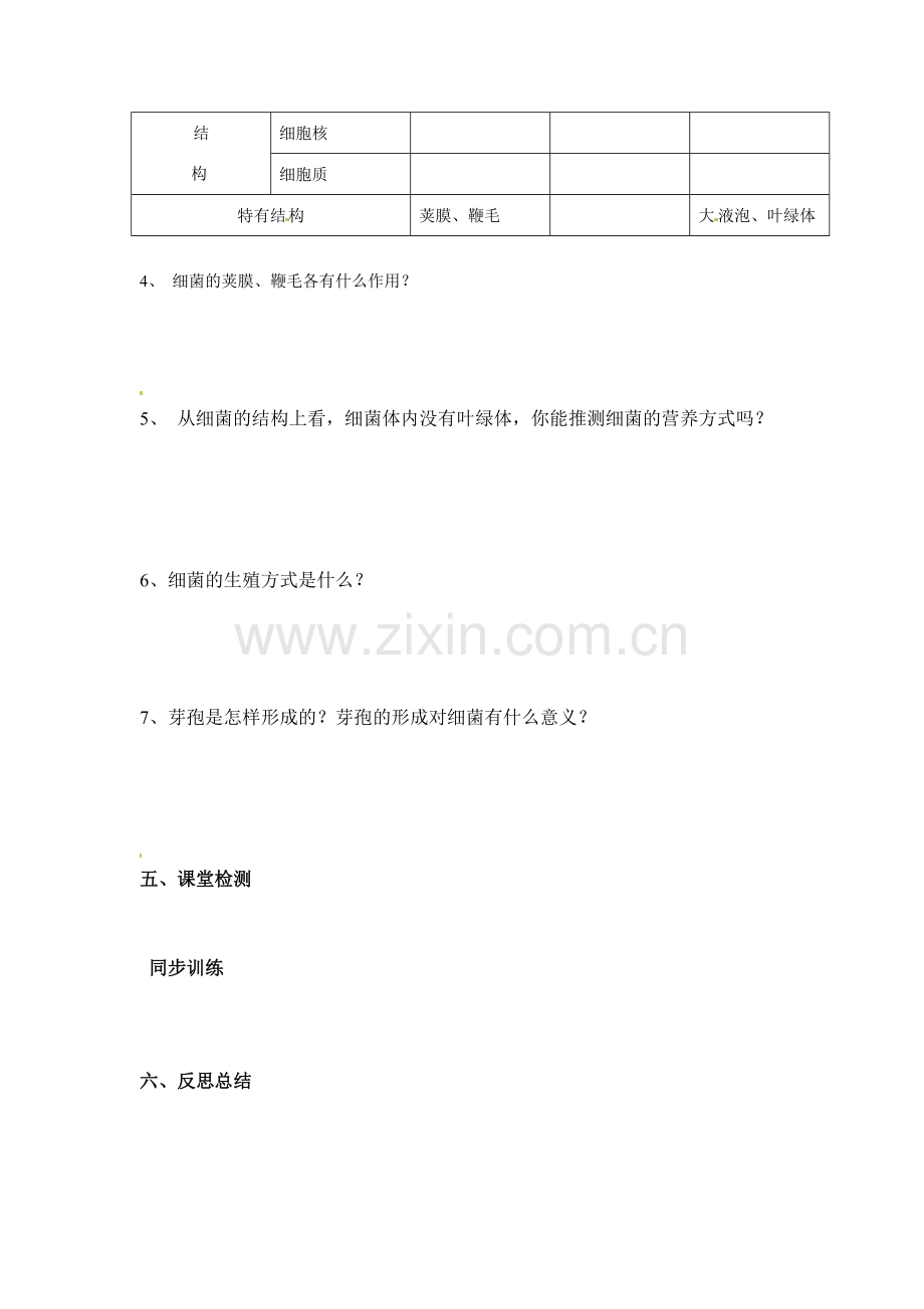 八年级生物上册 5.4.2 细菌教案人教版.doc_第2页