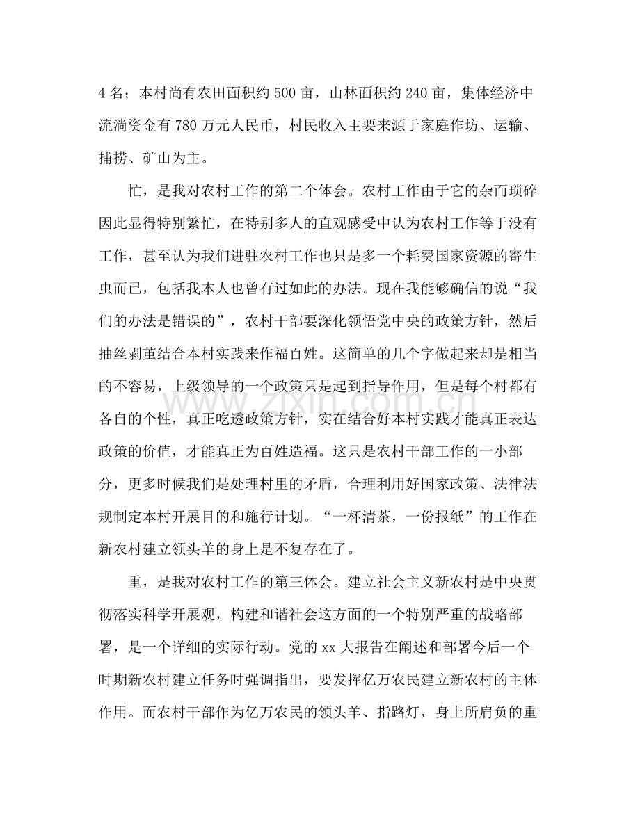 大学生村官个人参考总结_0（通用）.docx_第2页