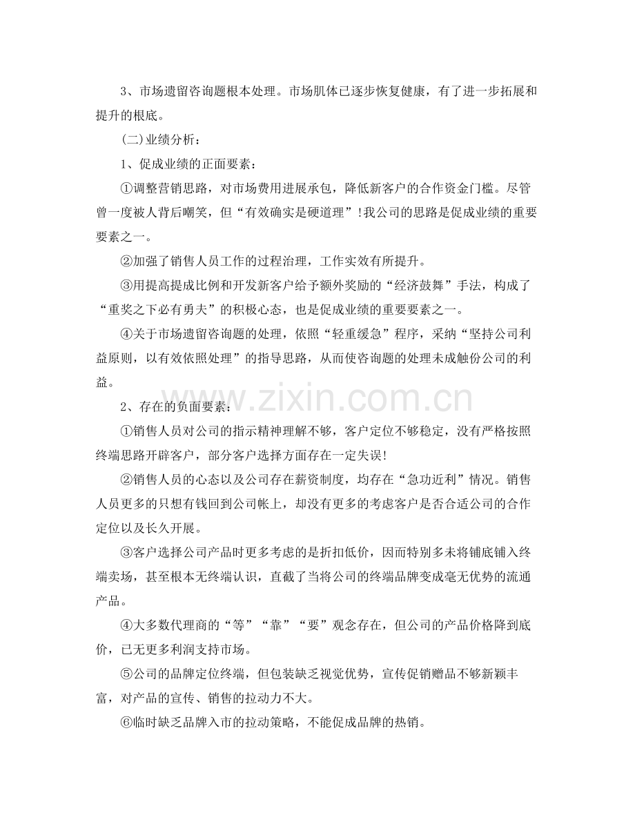 销售总监年终参考总结报告五篇范文.docx_第3页