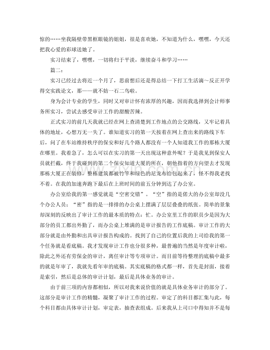 会计事务所个人实习总结 .docx_第3页