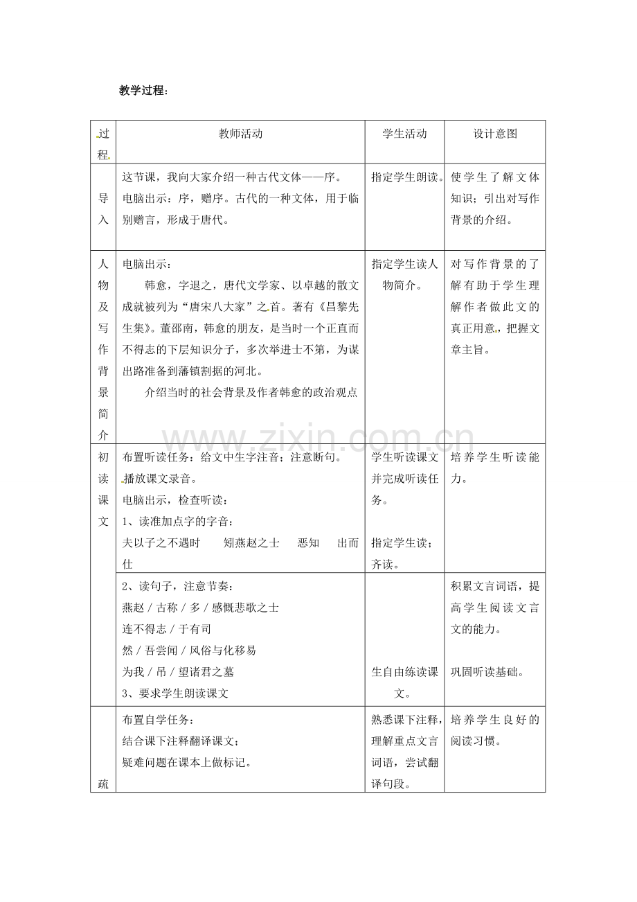 七年级语文上册 第11课《送董邵南序》教案 冀教版.doc_第2页