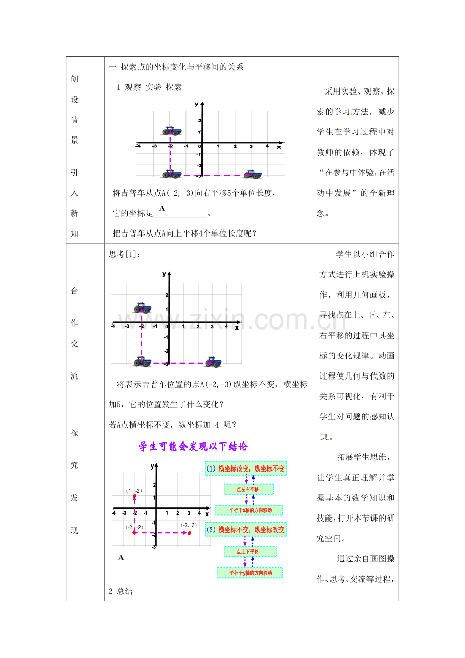 广东省珠海九中七年级数学下册《5.4 平移》教案（1） 新人教版.doc_第2页