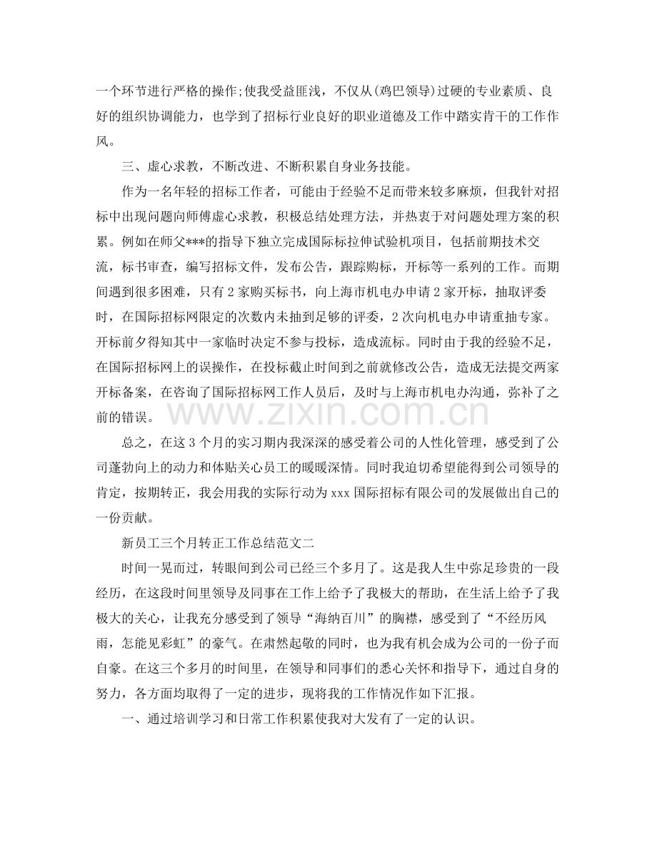 新员工三个月转正工作总结.docx_第2页