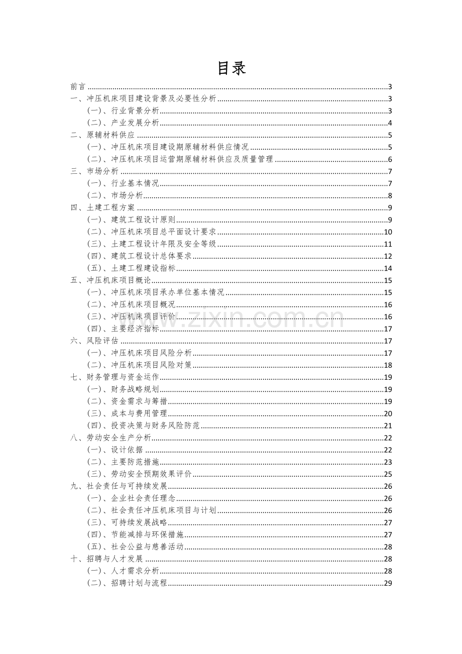 冲压机床项目可行性分析报告.docx_第2页