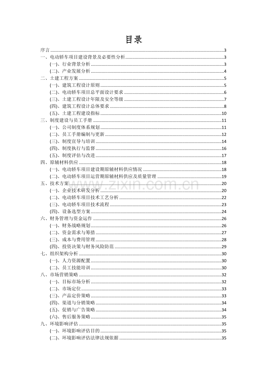 电动轿车项目投资分析及可行性报告.docx_第2页