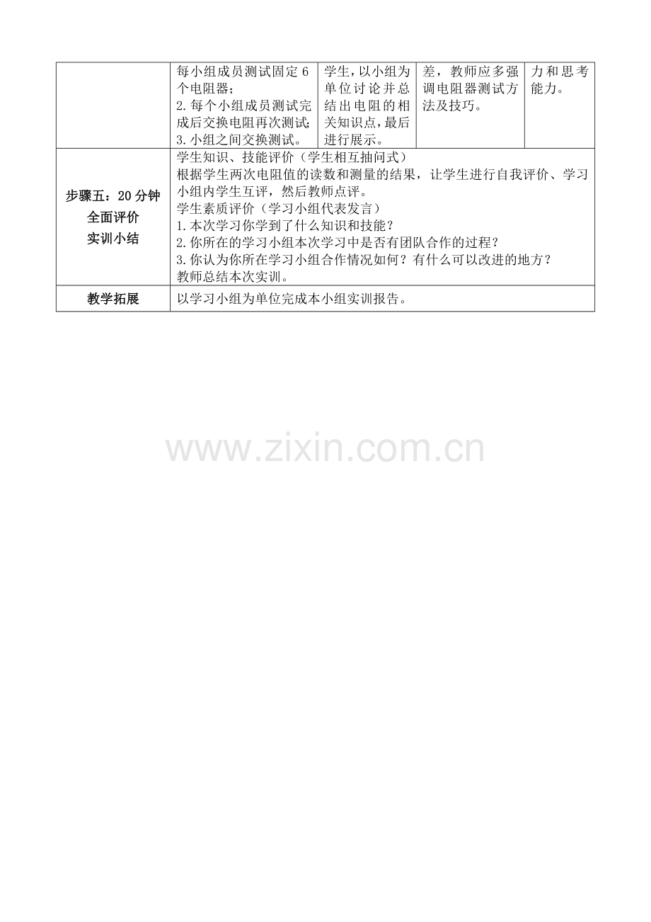 《常用元器件的识别与检测》信息化教学设计.doc_第2页