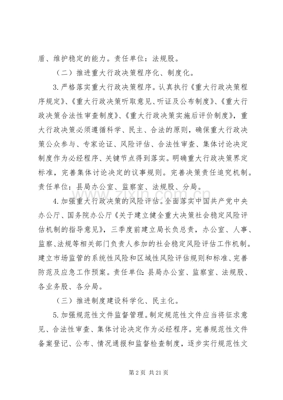 县工商局推进依法行政工作计划_1.docx_第2页