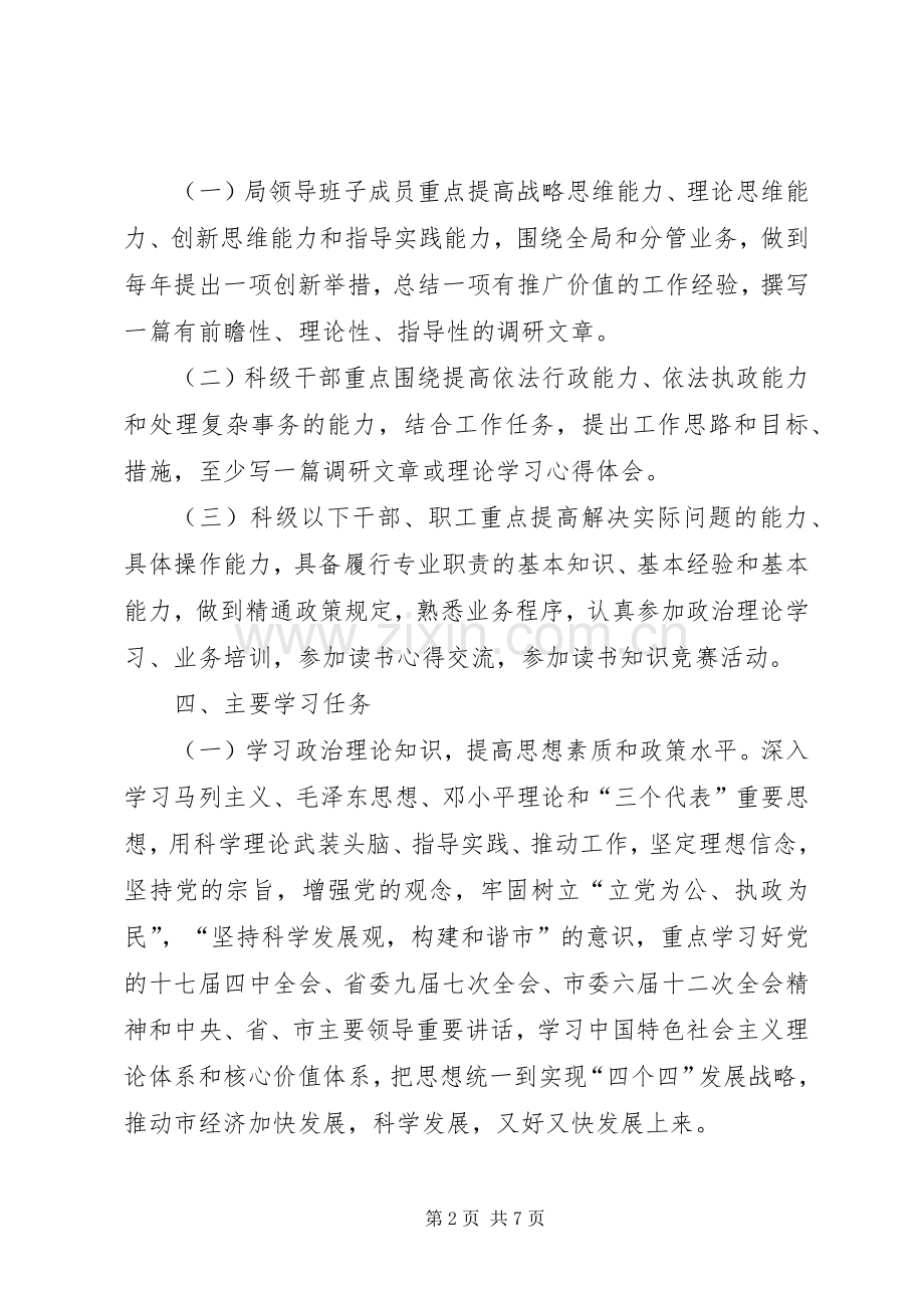 商务局建立学习型机关计划.docx_第2页