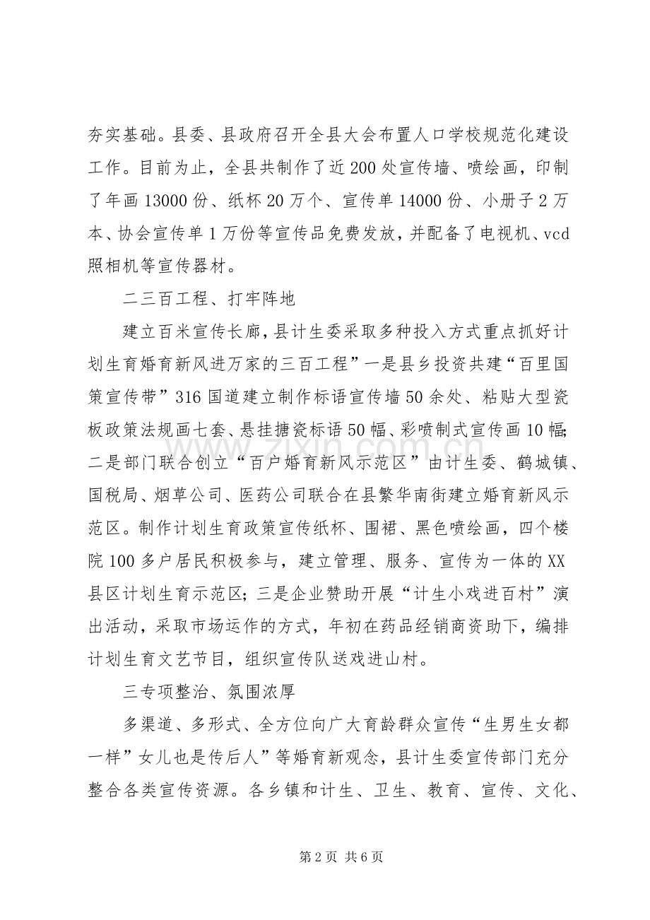 贯彻年终计划生育宣传工作要点总结.docx_第2页