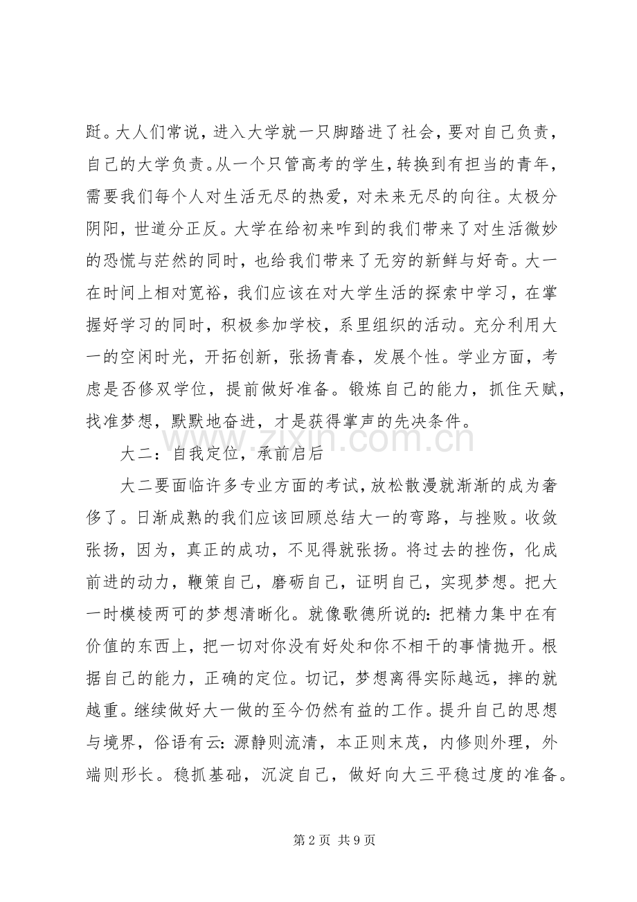 我的大学我规划演讲稿.docx_第2页