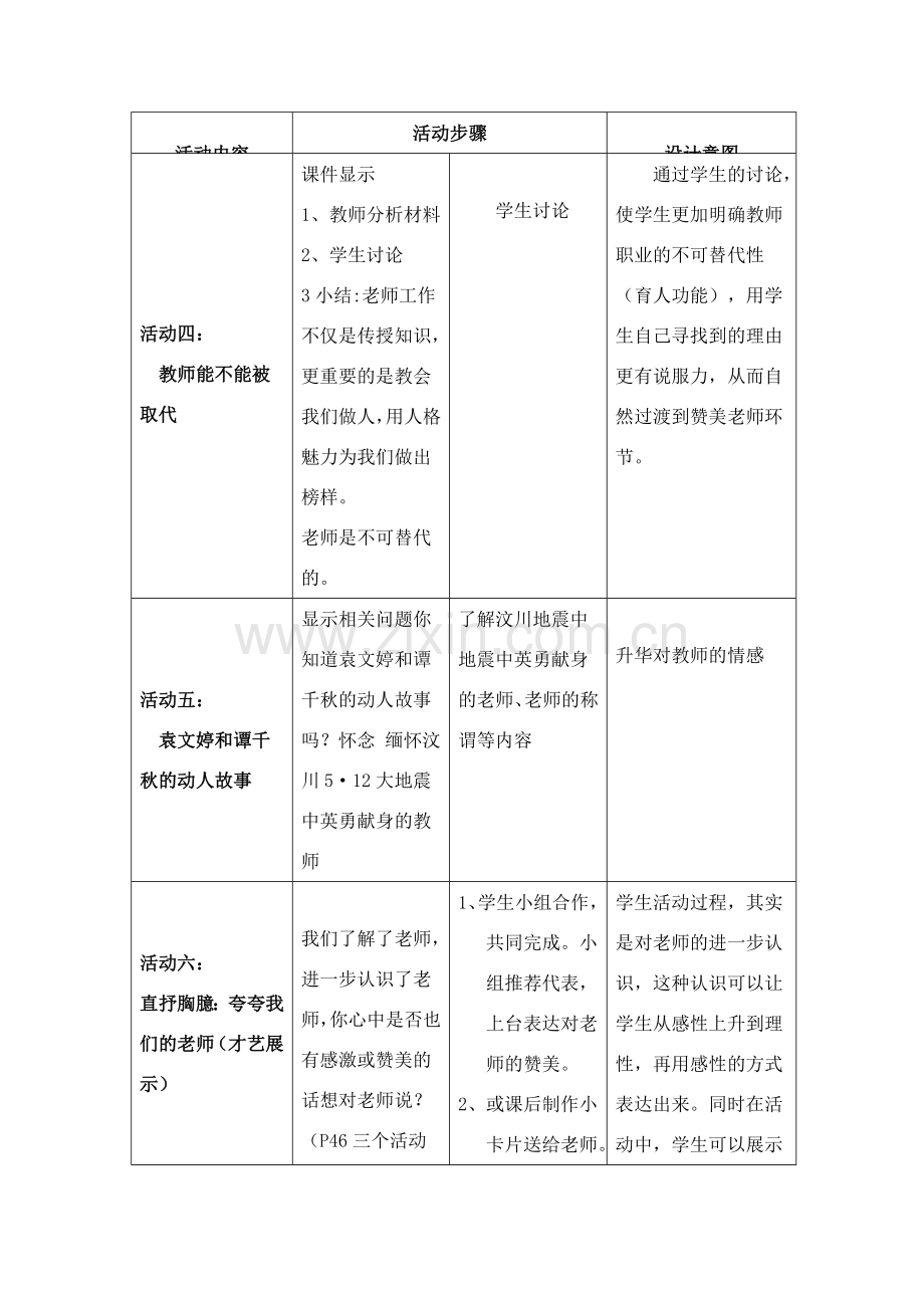 八年级政治我知我师我爱我师教案.doc_第3页