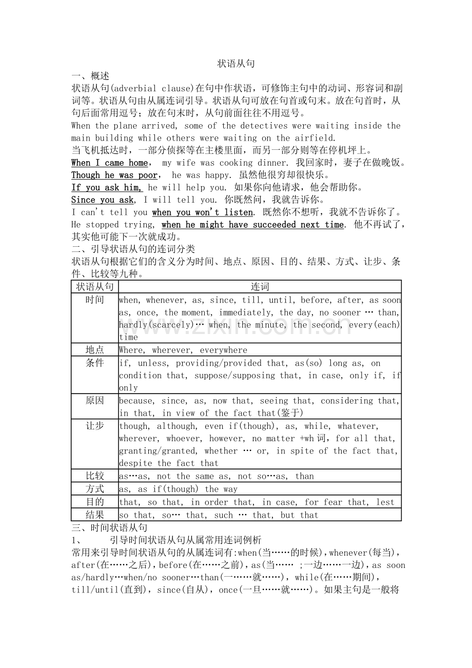 状语从句的用法讲解.doc_第1页