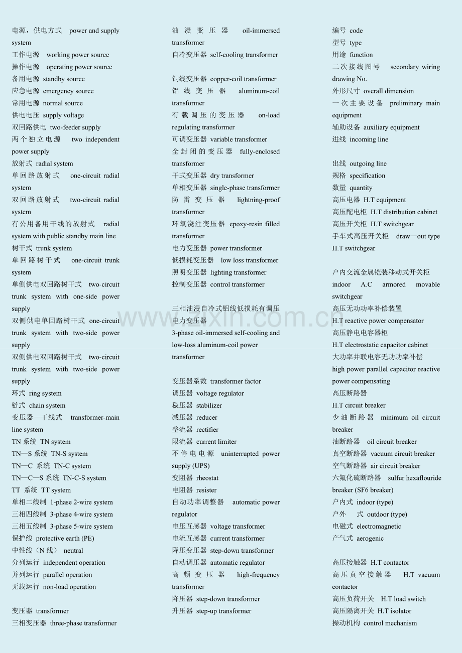 电气英语证书考试(PEC)-电气自动化英语词汇.doc_第2页