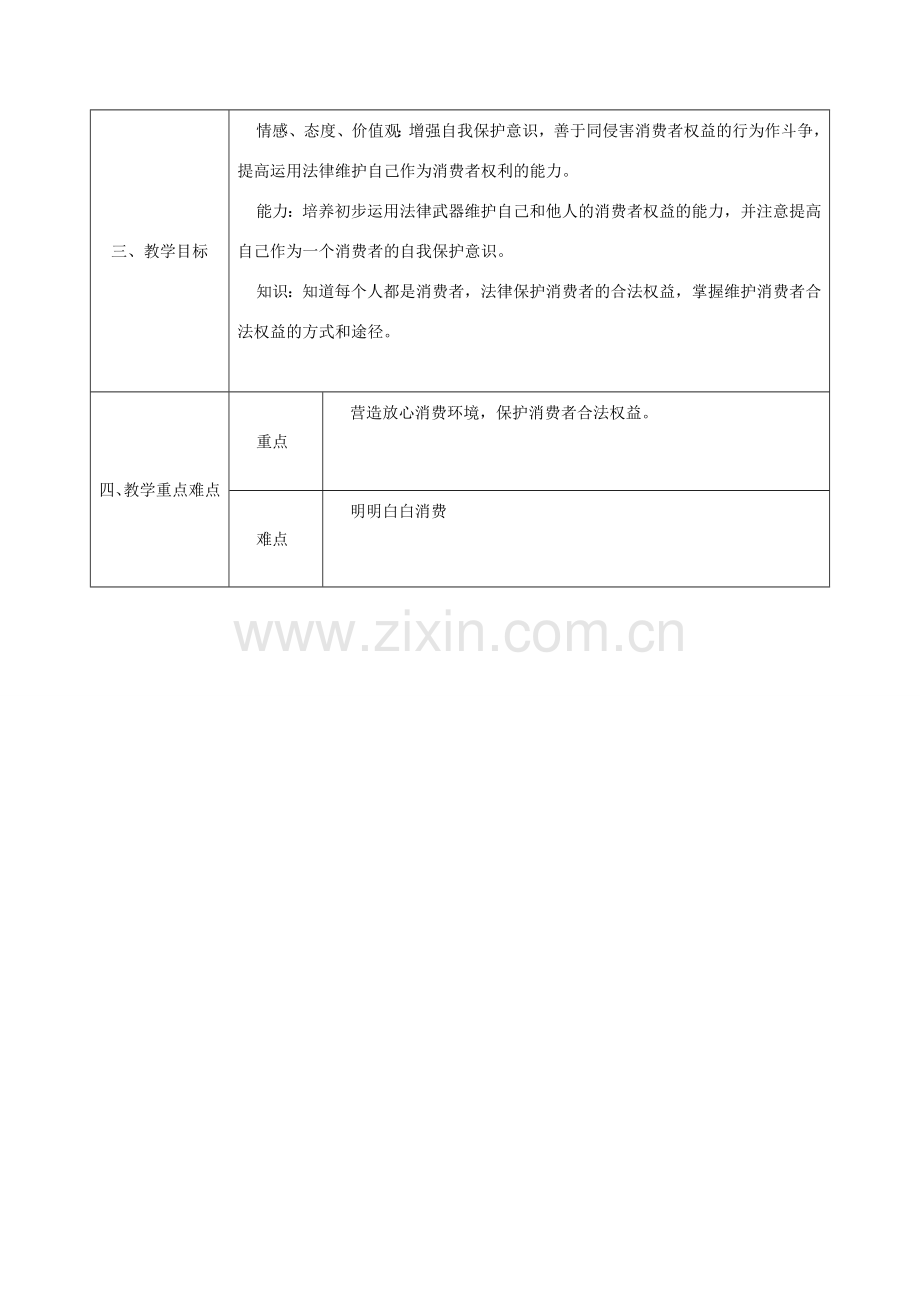 八年级政治上册 第四单元 我们依法享有人身权、财产 第九课 依法享有财产权、消费者权 第3框 做个聪明的消费者教案 鲁教版-鲁教版初中八年级上册政治教案.doc_第2页