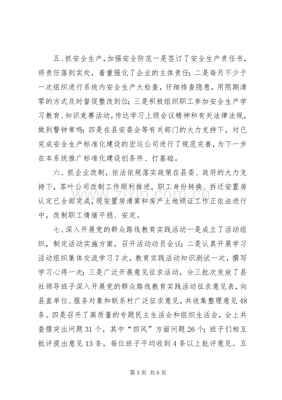 XX年供销社工作总结及XX年度工作计划.docx_第3页