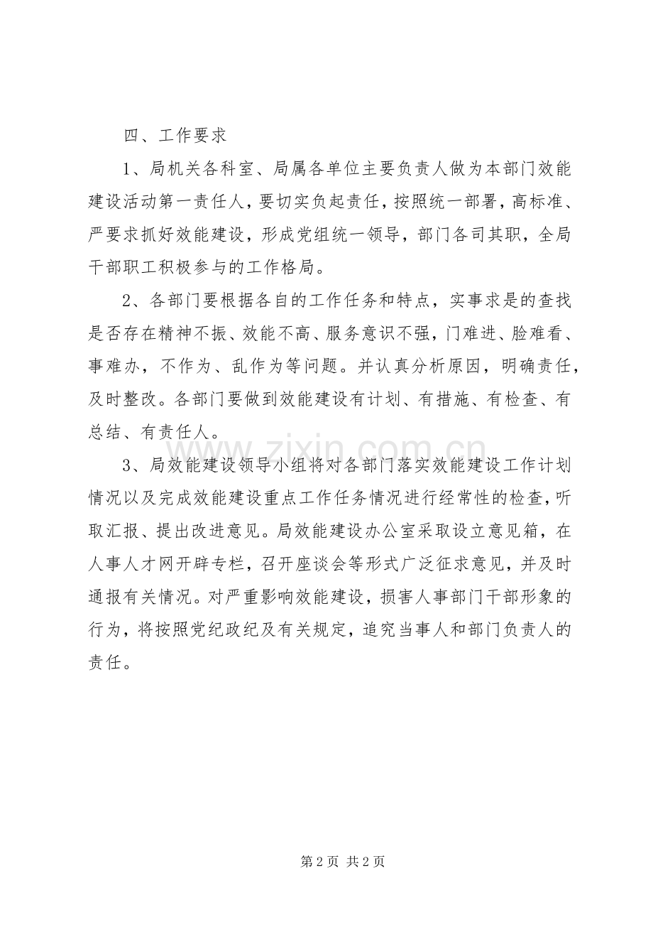 人事局作风效能建设工作计划.docx_第2页