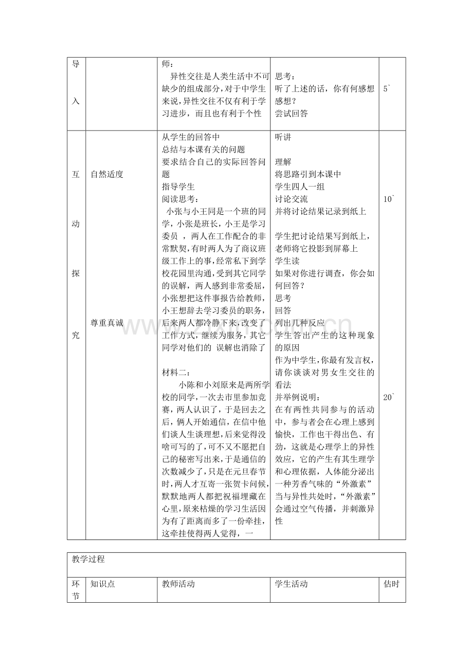 七年级政治下册 第十二课 第2框 荡起友谊的双桨教案 鲁教版-鲁教版初中七年级下册政治教案.doc_第2页