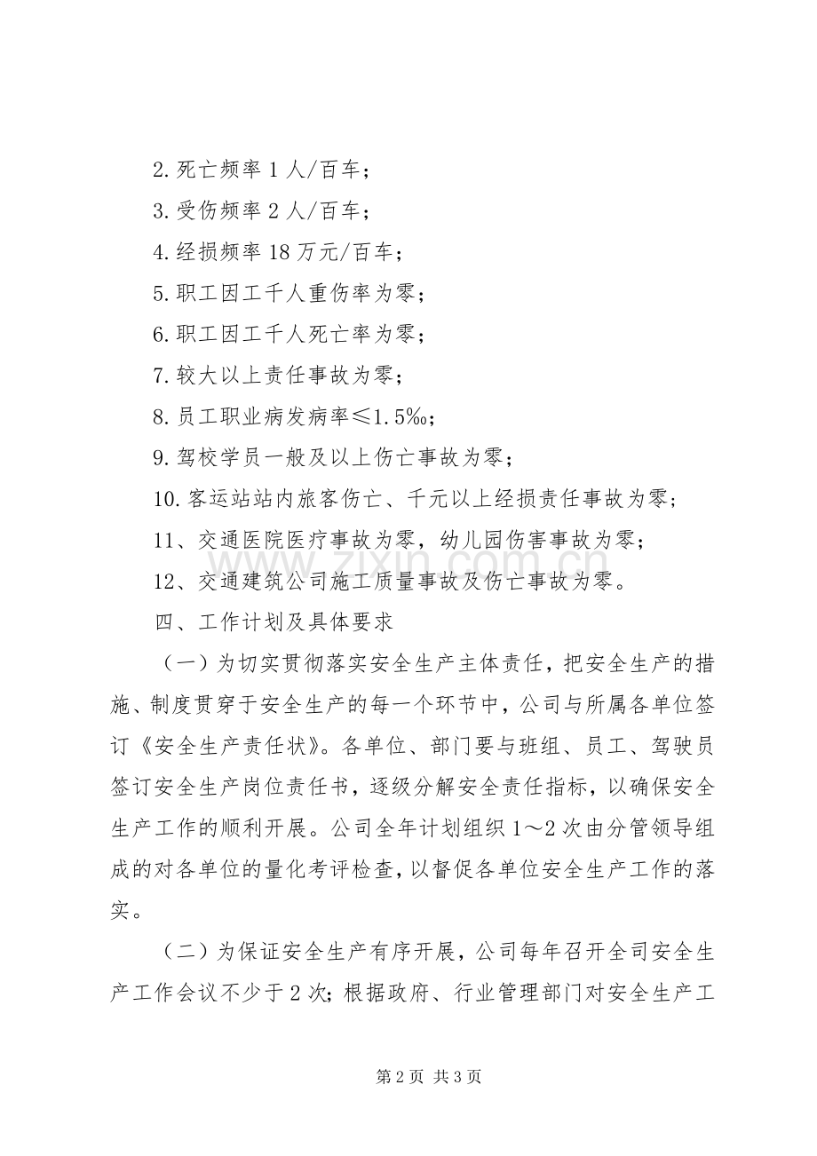 公司XX年度安全生产工作计划_1.docx_第2页