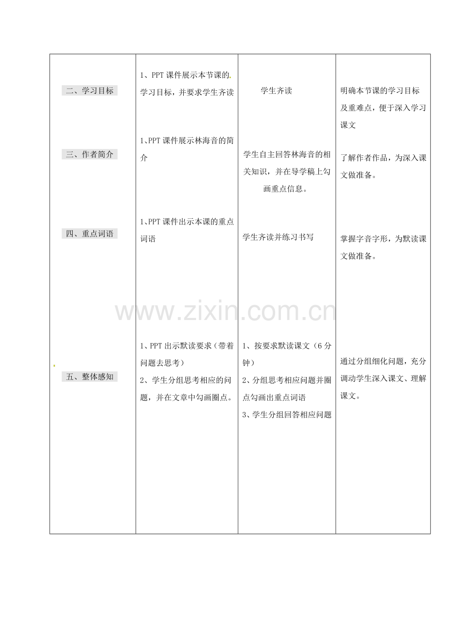 七年级语文上册 第11课《窃读记》教学设计 新人教版-新人教版初中七年级上册语文教案.doc_第3页