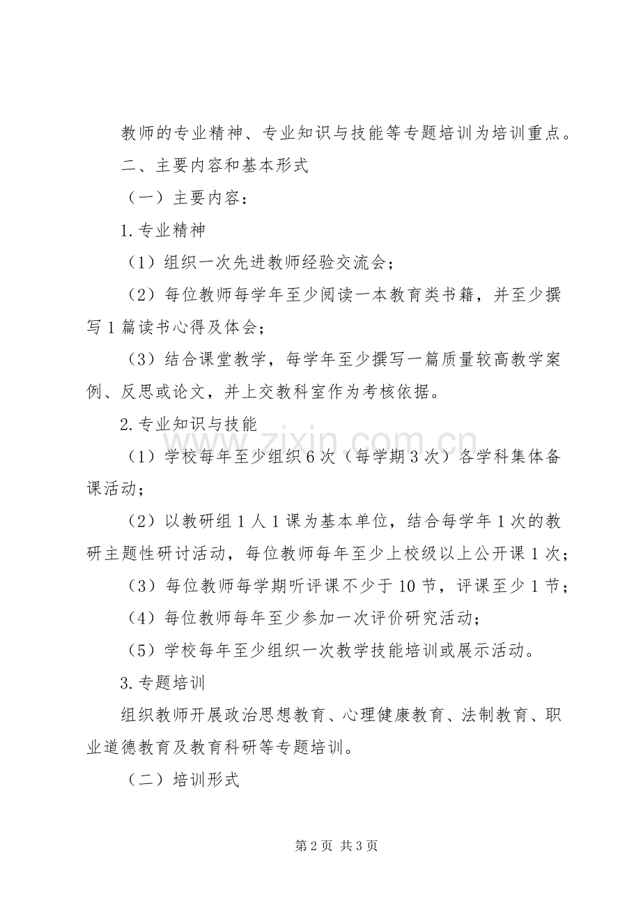 20XX年学年镇中校本培训计划.docx_第2页