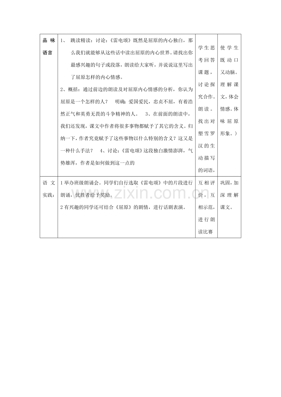 八年级语文下册 《雷电颂》教案14 人教新课标版.doc_第3页