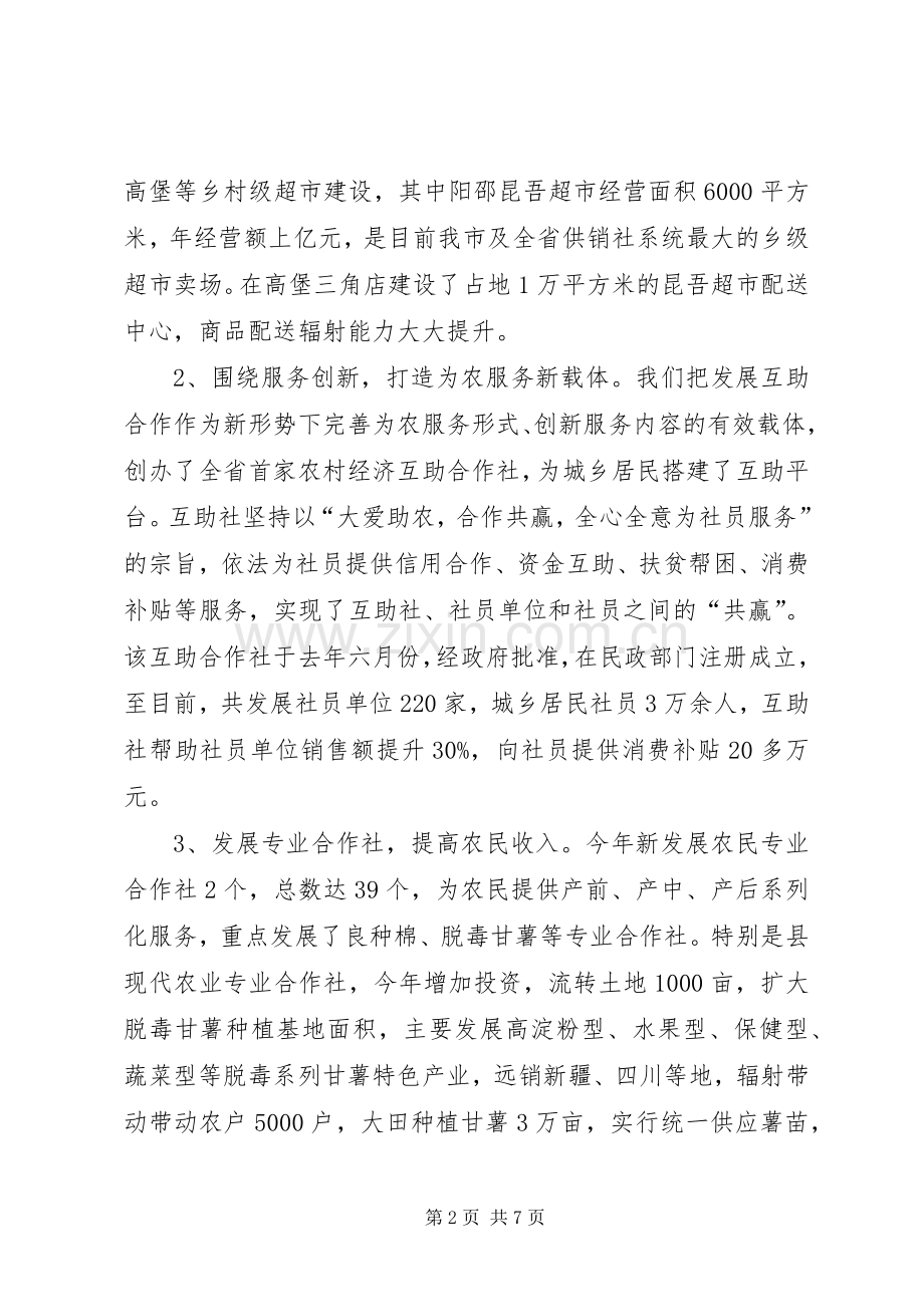 供销社年度工作总结及工作计划.docx_第2页