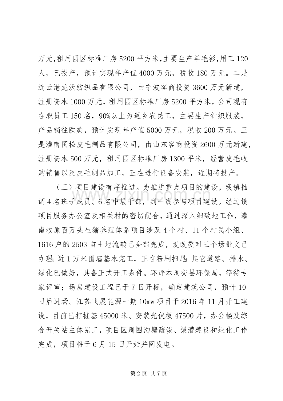 乡镇政府XX年上半年工作总结和下半年工作计划.docx_第2页