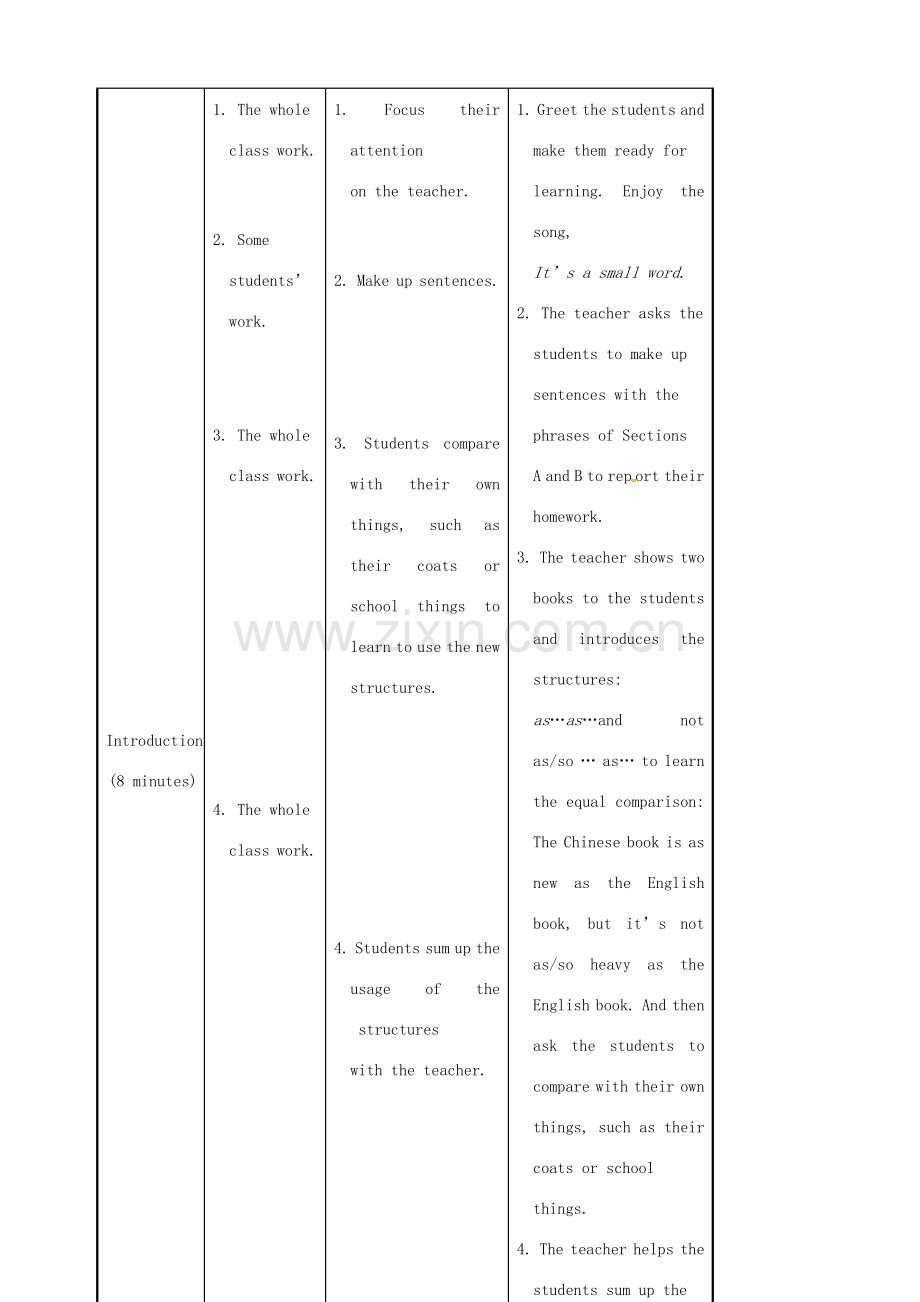 广东省肇庆市田家炳中学八年级英语下册 Unit 5 Topic 2 I’m feeling better now Section C教案 （新版）仁爱版.doc_第3页