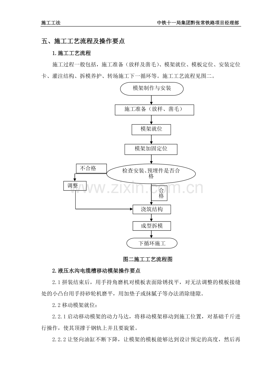 隧道水沟电缆槽自动化台车施工工法.doc_第3页