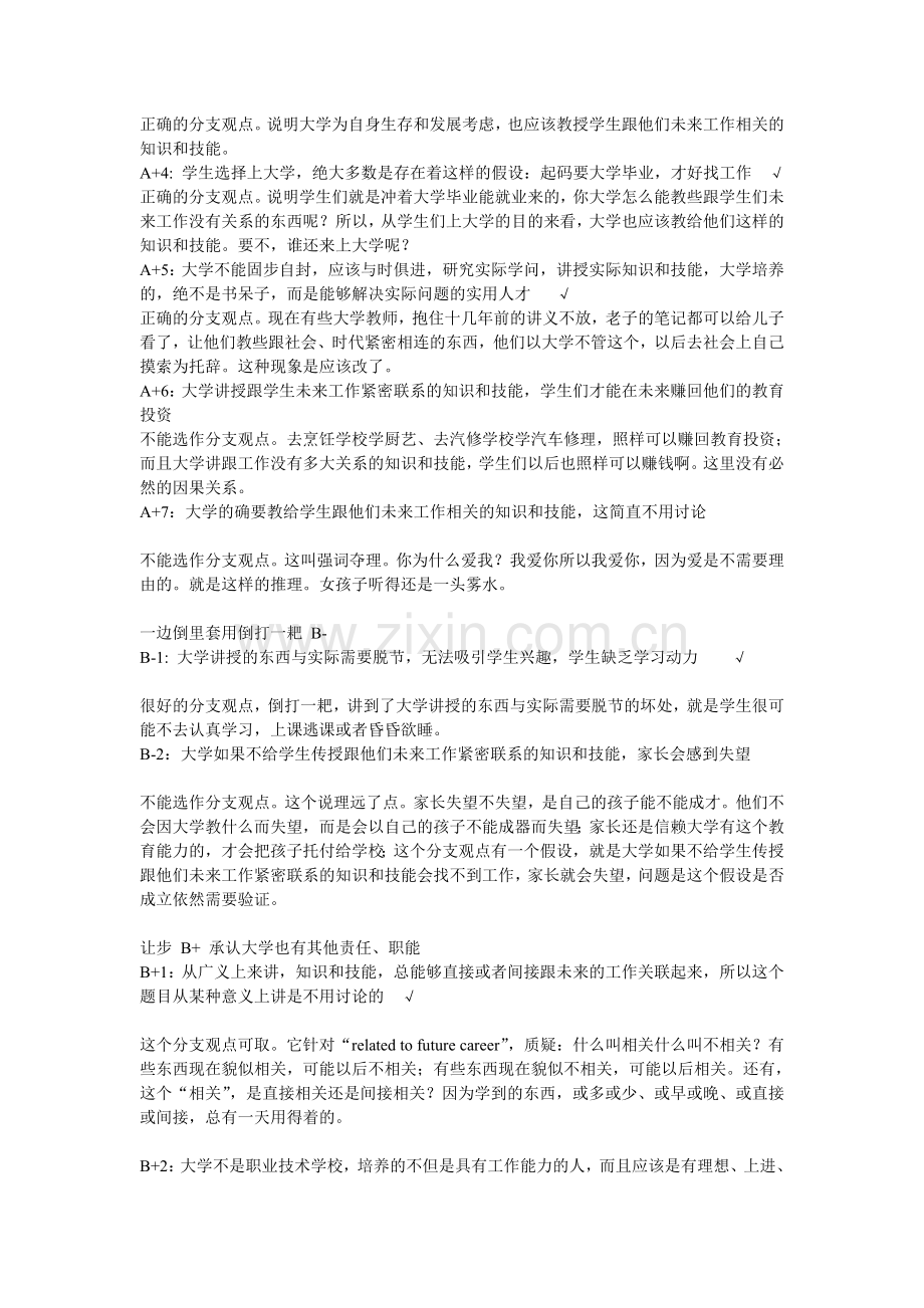 雅思作文确定框架寻找分支观点练习20题.doc_第2页