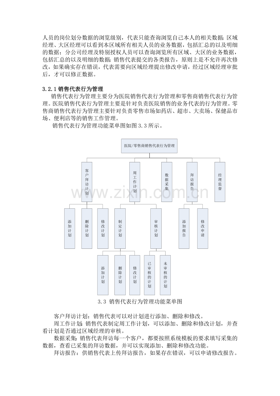 王梅_医药销售行业CRM系统分析与设计.doc_第3页