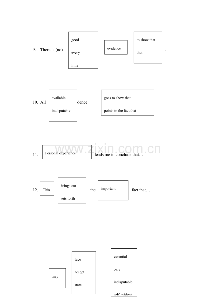 2024年雅思托福作文常用模板句型.doc_第3页