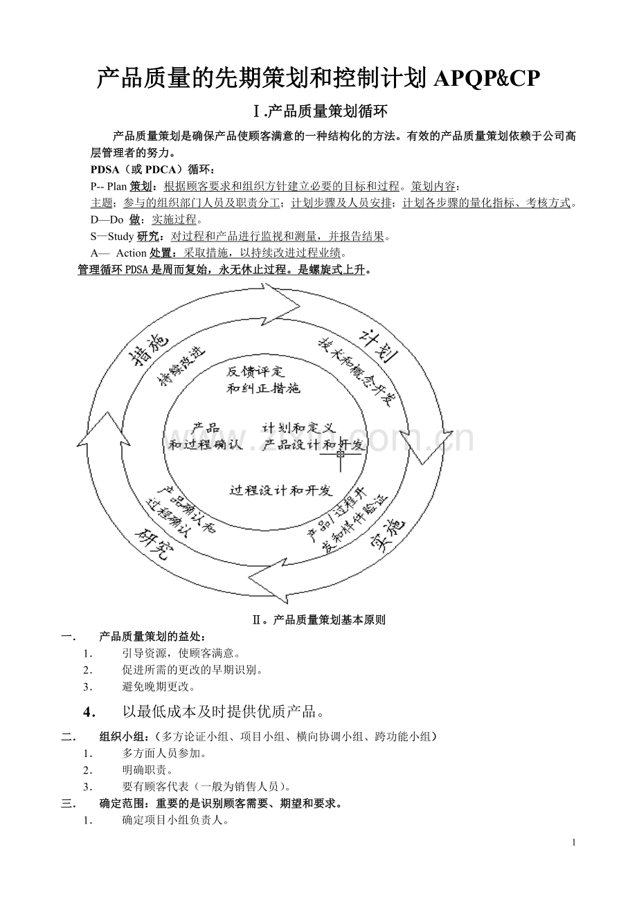 产品质量先期策划及控制计划APQP.doc_第1页