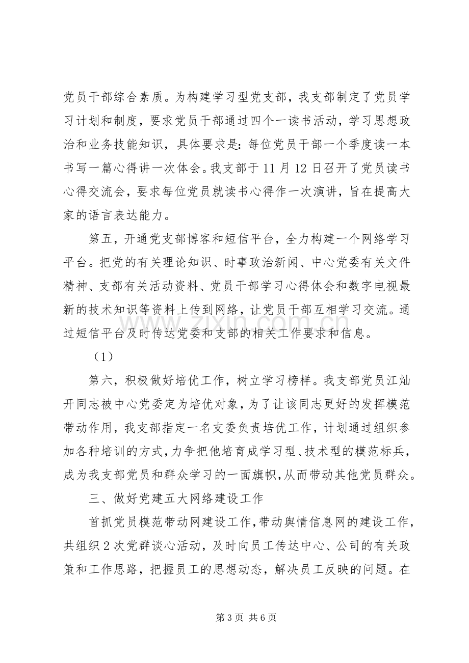 党支部年度总结及XX年工作计划.docx_第3页