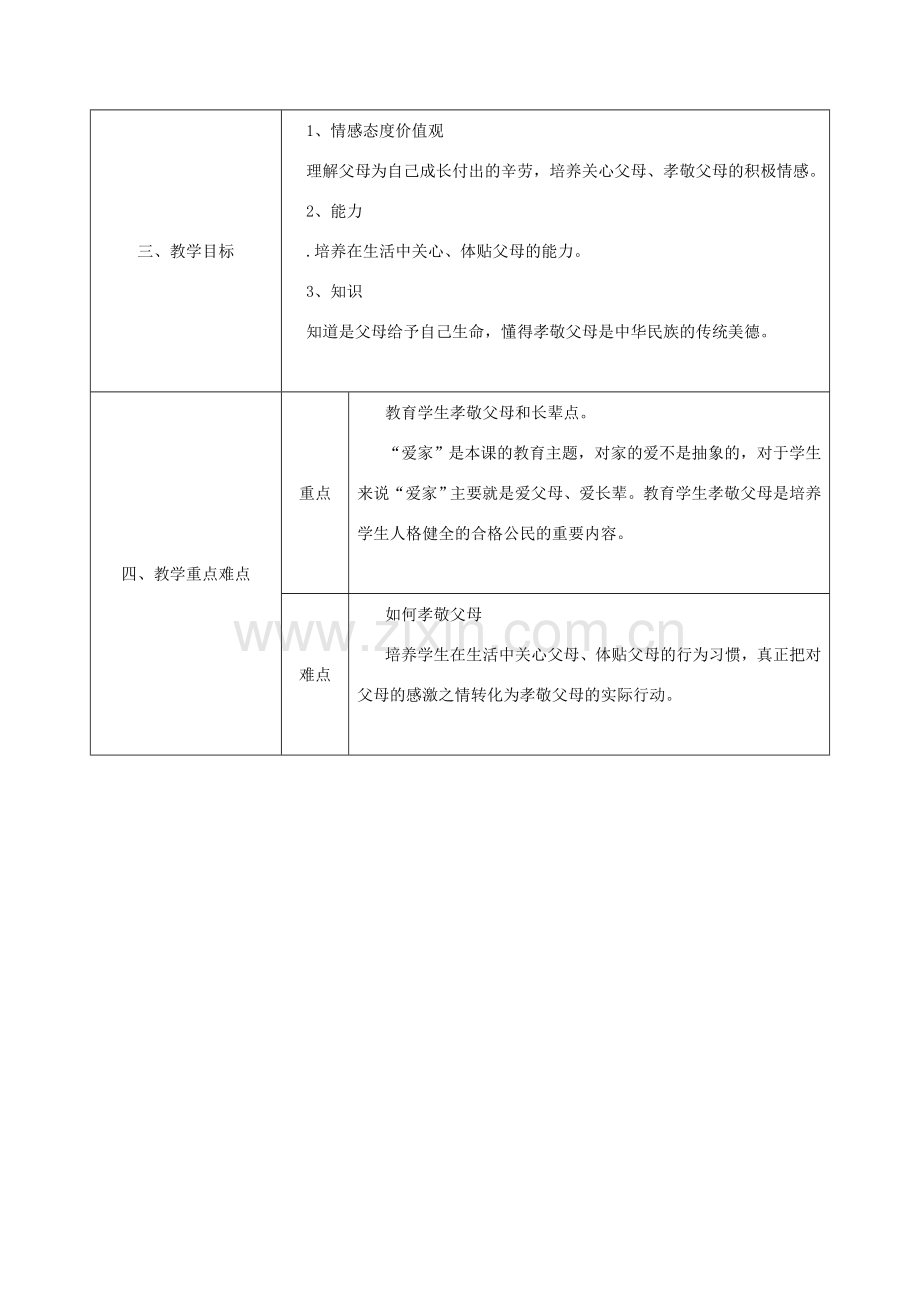 八年级政治上册 第一单元 让爱驻我家 第一课 相亲相爱一家人 第一框 家温馨的港湾教案 鲁教版-鲁教版初中八年级上册政治教案.doc_第2页