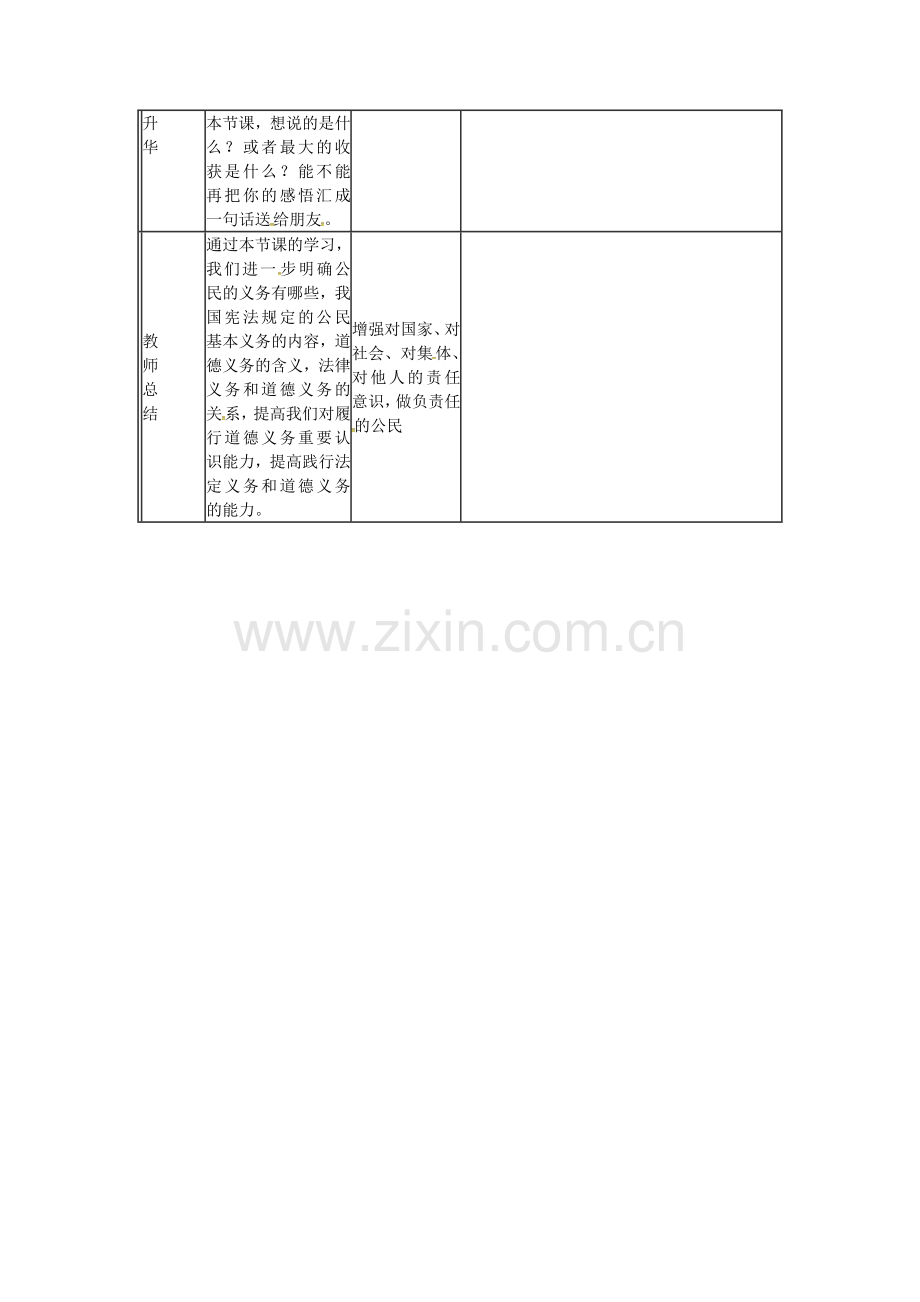 八年级政治下册 1.2.1 公民的义务教案 新人教版-新人教版初中八年级下册政治教案.doc_第2页