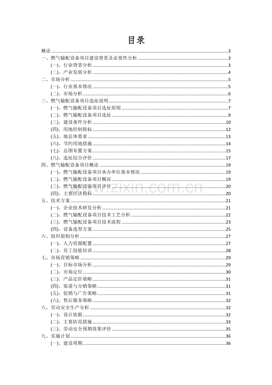 燃气输配设备项目可行性分析报告.docx_第2页