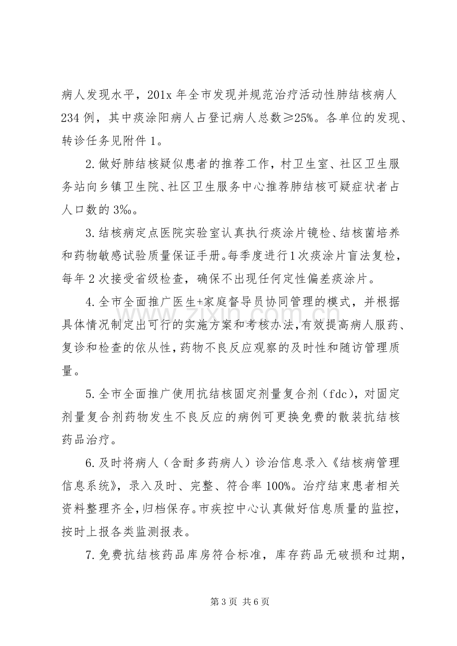 关于结核病防治的工作计划.docx_第3页