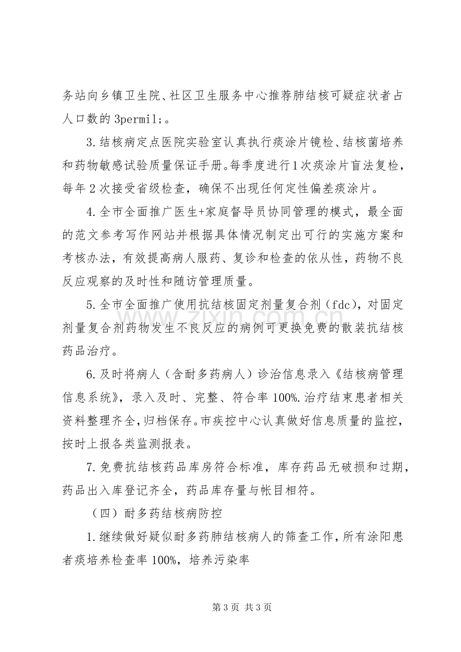 全市XX年结核病防治工作计划.docx_第3页