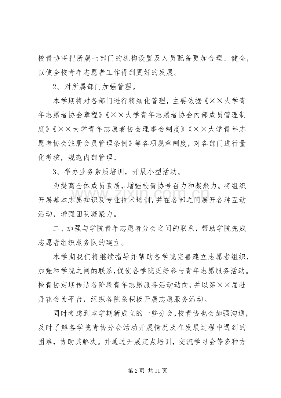 20XX年志愿者协会工作计划.docx_第2页