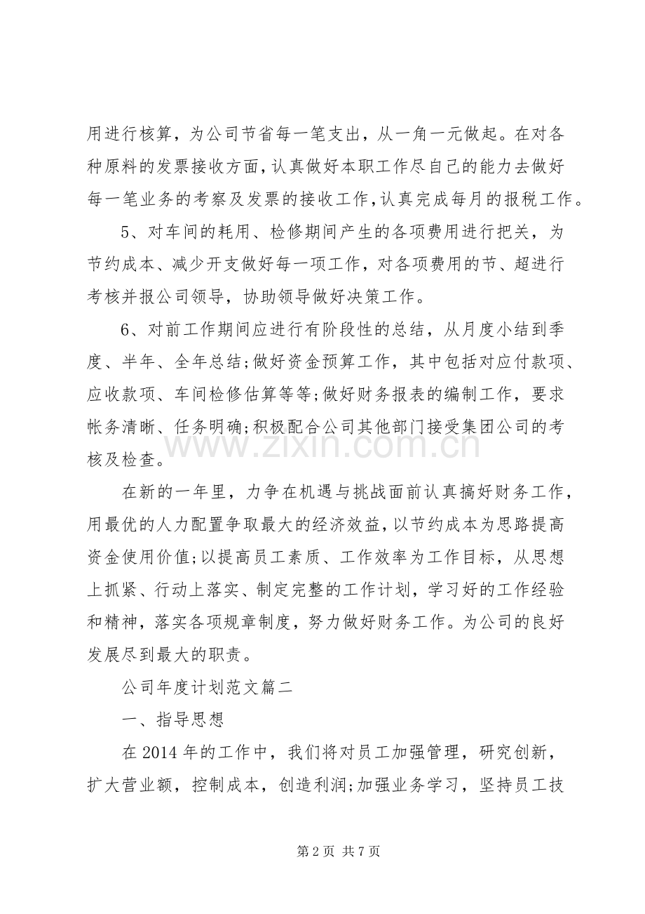 公司年度计划范文.docx_第2页