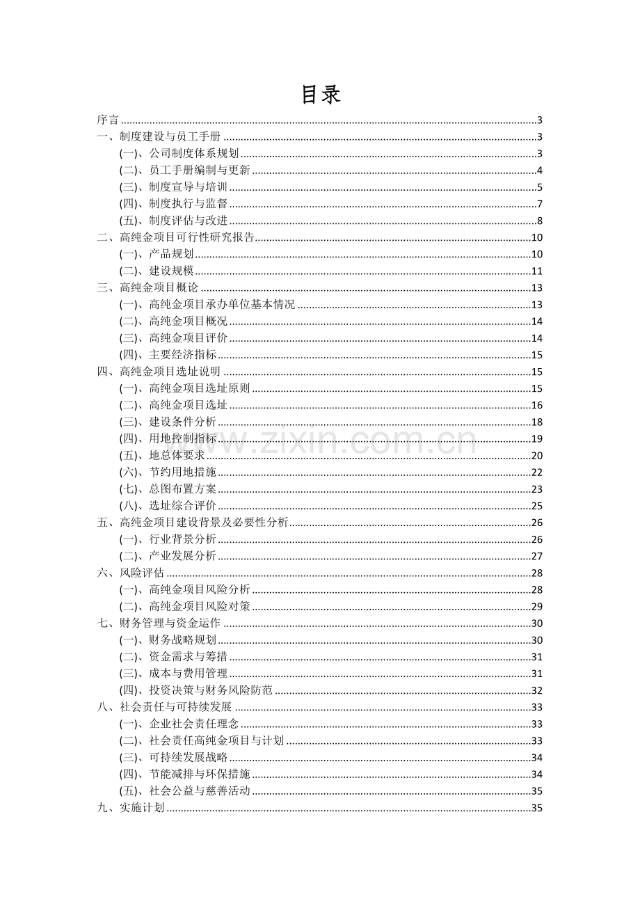 高纯金项目可行性分析报告.docx_第2页