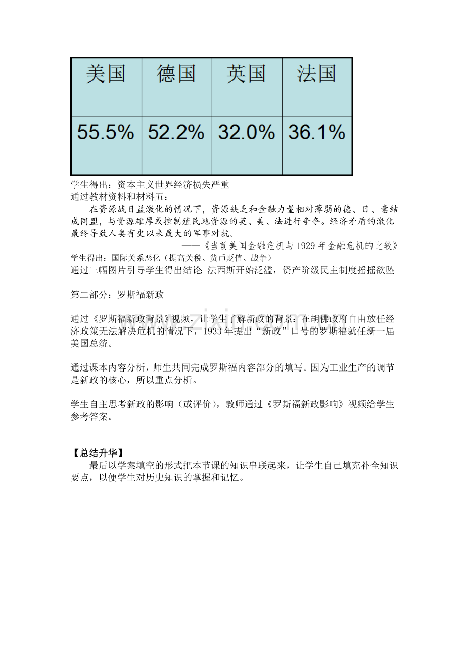 第15课大萧条与罗斯福新政（教学设计）.doc_第3页