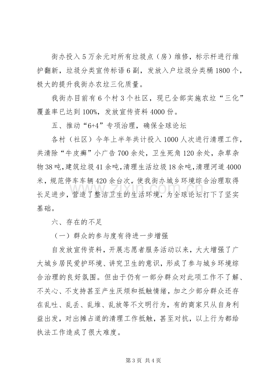 城管办上半年工作总结及下半年工作计划.docx_第3页