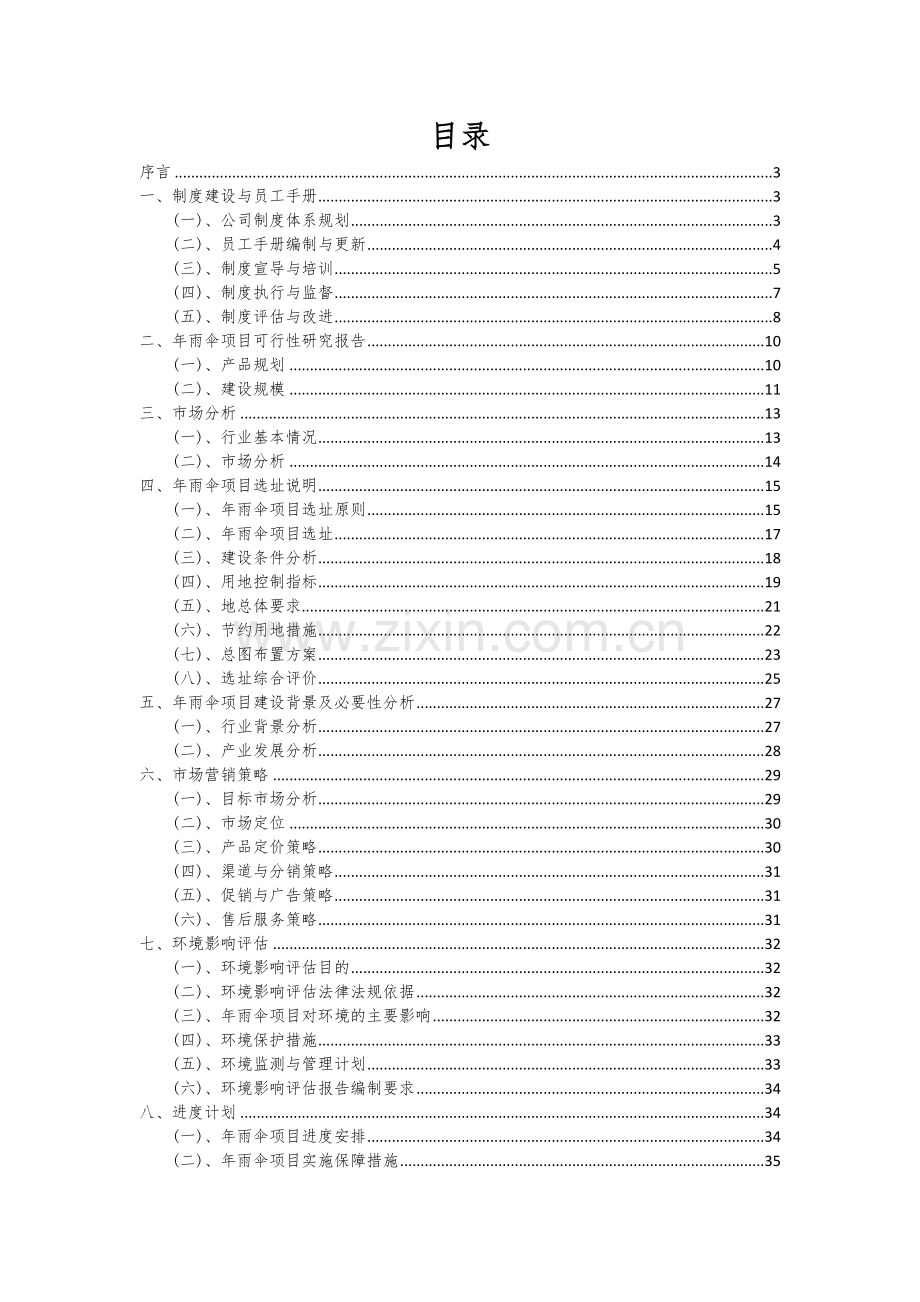 年雨伞项目可行性分析报告.docx_第2页