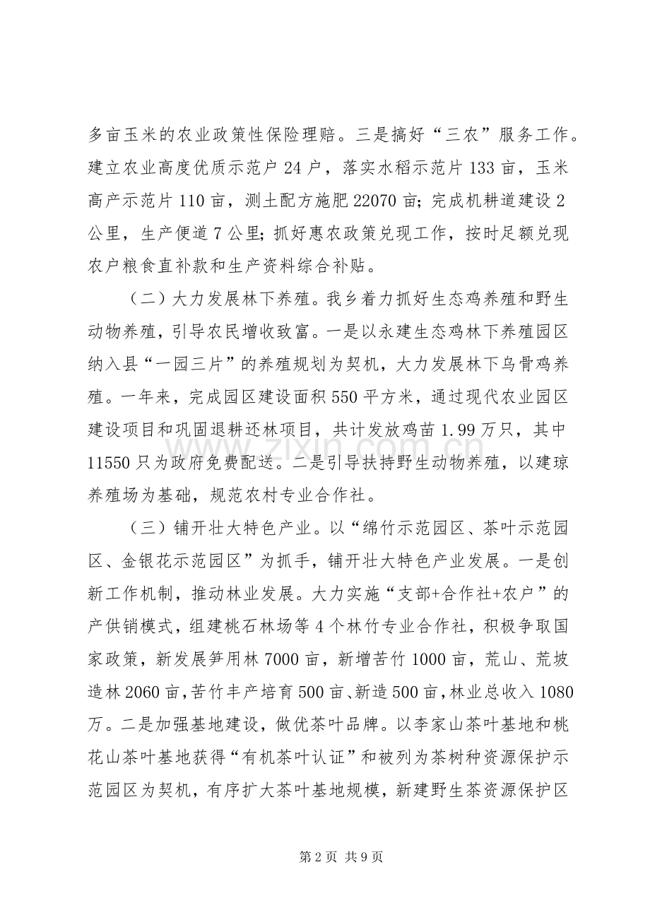 乡年终工作总结暨工作计划.docx_第2页