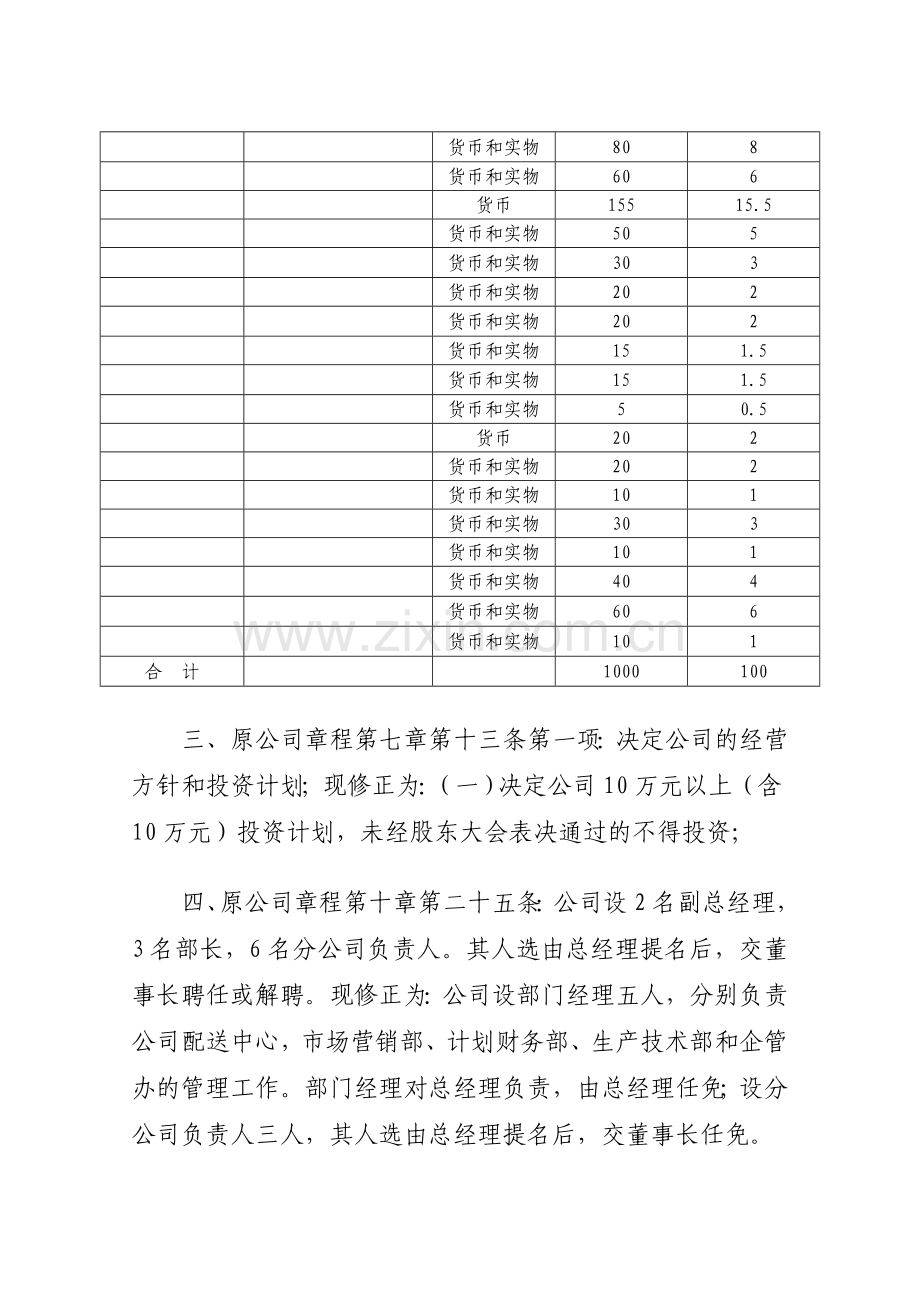 饮品科技开发有限公司章程修正案.doc_第2页