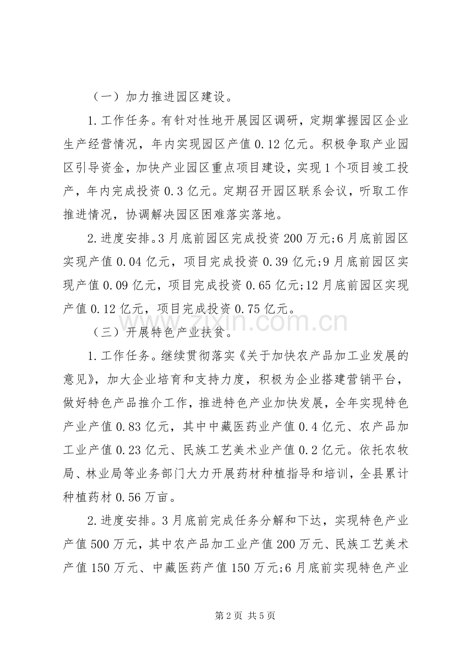 20XX年工业扶贫工作计划.docx_第2页