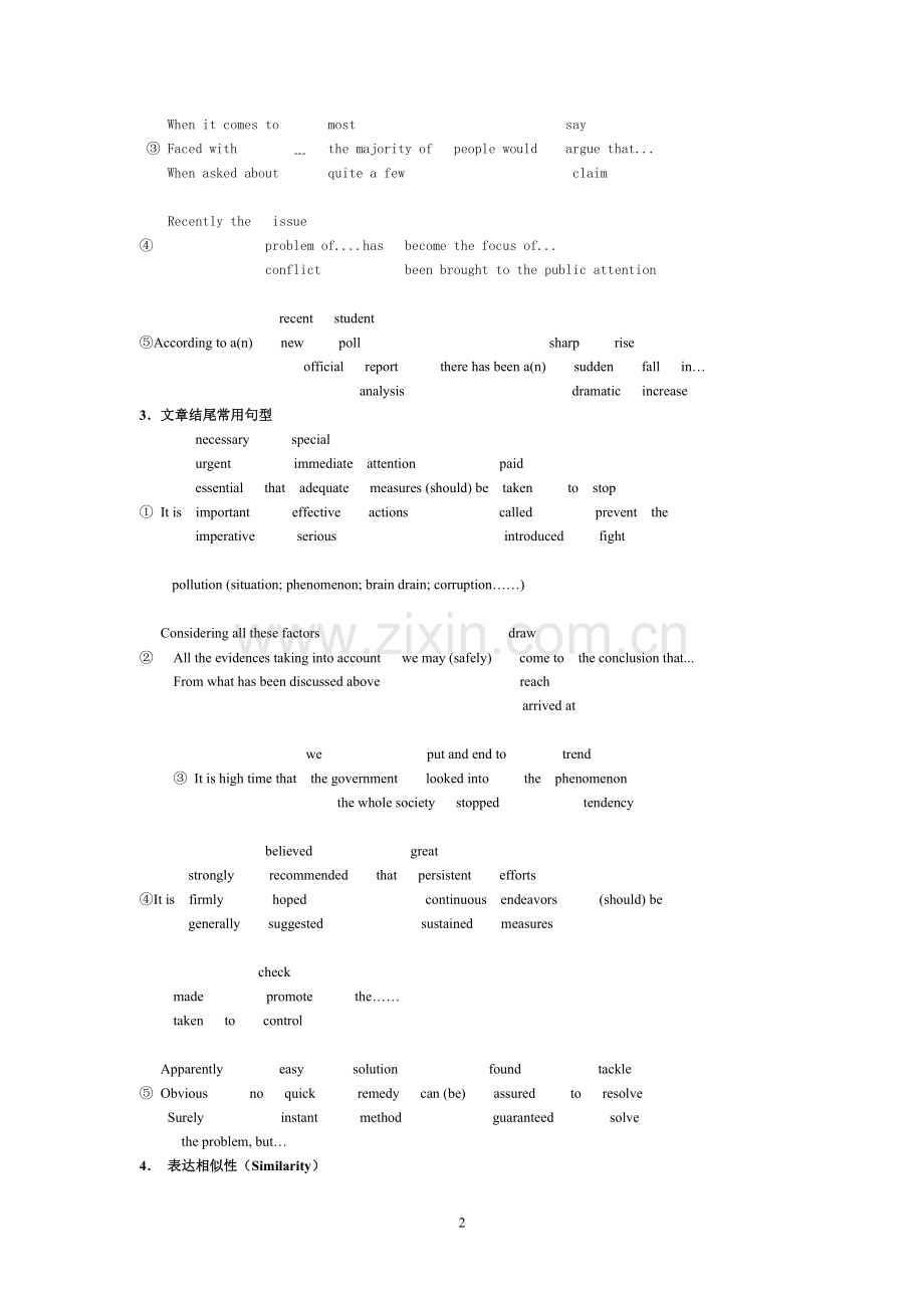 大学英语作文写作常用语句[1].doc_第2页