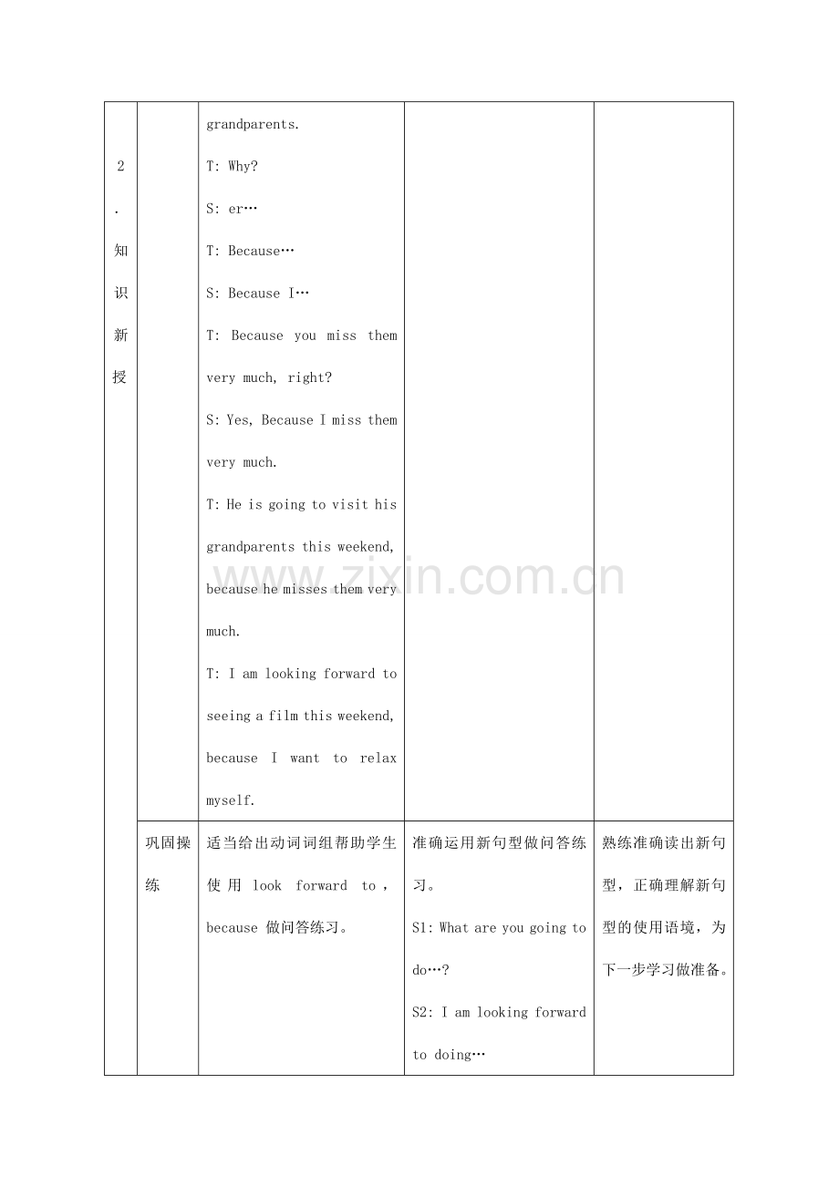 七年级英语下册 Module 3 Unit 2教案 外研版.doc_第3页